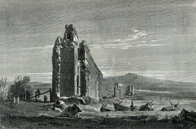 Ruins of the Aqueduct of Appius Claudius, Rome by Francois Louis Francais